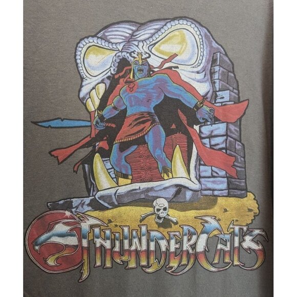 Thundercats Mumm-Ra’s Tomb Fortress Playset Box Art T-Shirt Dark Grey 3XL - Picture 2 of 5